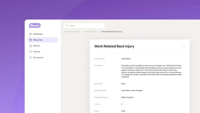 Boost Policy Reader Card